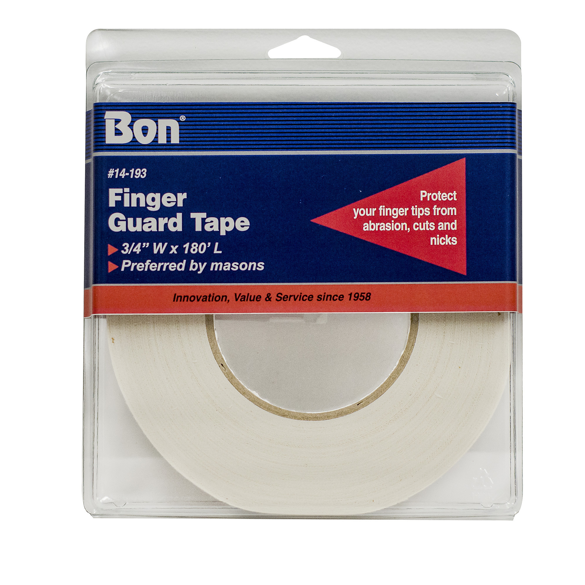 Bon, Finger Tape - 3/4in. x 180ft., Model# 14-193